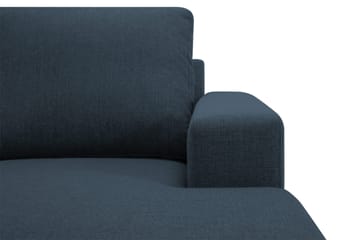 Crazy 4-sits Vändbar L-formad Divansoffa i Tyg - Blå - Möbler - Soffa - Divansoffa & schäslongsoffa - 4 sits soffa med divan