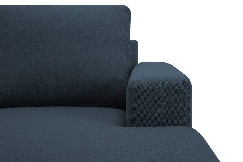 Crazy 4-sits Vändbar L-formad Divansoffa i Tyg - Blå - Möbler - Soffa - Divansoffa & schäslongsoffa - 4 sits soffa med divan
