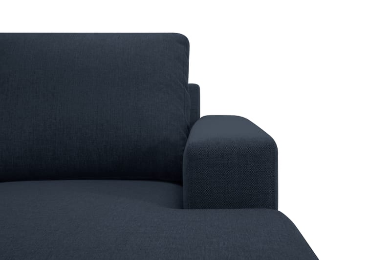 Crazy 4-sits Vändbar L-formad Divansoffa i Tyg - Blå - Möbler - Soffa - Divansoffa & schäslongsoffa - 4 sits soffa med divan