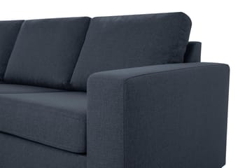 Crazy 4-sits Vändbar L-formad Divansoffa i Tyg - Blå - Möbler - Soffa - Divansoffa & schäslongsoffa - 4 sits soffa med divan