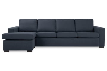 Crazy 4-sits Vändbar L-formad Divansoffa i Tyg - Blå - Möbler - Soffa - Divansoffa & schäslongsoffa - 4 sits soffa med divan