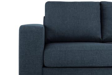 Crazy 4-sits Vändbar L-formad Divansoffa i Tyg - Blå - Möbler - Soffa - Divansoffa & schäslongsoffa - 4 sits soffa med divan