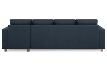 Crazy 4-sits Vändbar L-formad Divansoffa i Tyg - Blå - Möbler - Soffa - Divansoffa & schäslongsoffa - 4 sits soffa med divan