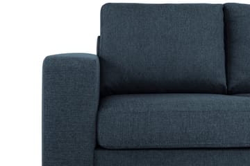 Crazy 4-sits Vändbar L-formad Divansoffa i Tyg - Blå - Möbler - Soffa - Divansoffa & schäslongsoffa - 4 sits soffa med divan