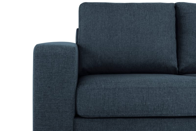Crazy 4-sits Vändbar L-formad Divansoffa i Tyg - Blå - Möbler - Soffa - Divansoffa & schäslongsoffa - 4 sits soffa med divan