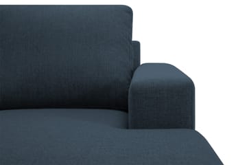 Crazy 4-sits Vändbar L-formad Divansoffa i Tyg - Blå - Möbler - Soffa - Divansoffa & schäslongsoffa - 4 sits soffa med divan