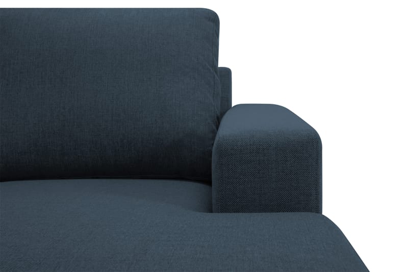 Crazy 4-sits Vändbar L-formad Divansoffa i Tyg - Blå - Möbler - Soffa - Divansoffa & schäslongsoffa - 4 sits soffa med divan