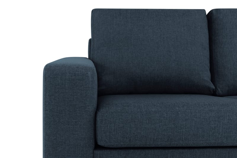 Crazy 4-sits Vändbar L-formad Divansoffa i Tyg - Blå - Möbler - Soffa - Divansoffa & schäslongsoffa - 4 sits soffa med divan