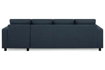 Crazy 4-sits Vändbar L-formad Divansoffa i Tyg - Blå - Möbler - Soffa - Divansoffa & schäslongsoffa - 4 sits soffa med divan