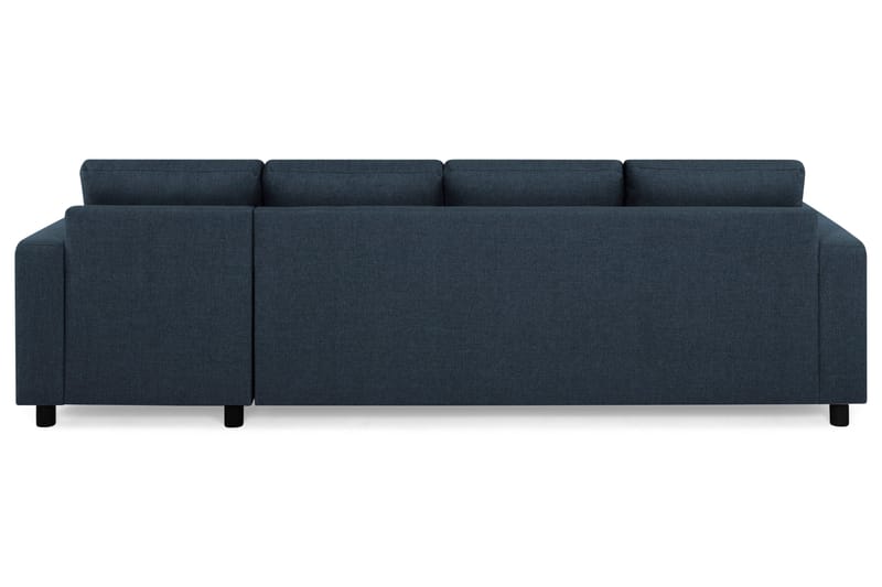 Crazy 4-sits Vändbar L-formad Divansoffa i Tyg - Blå - Möbler - Soffa - Divansoffa & schäslongsoffa - 4 sits soffa med divan