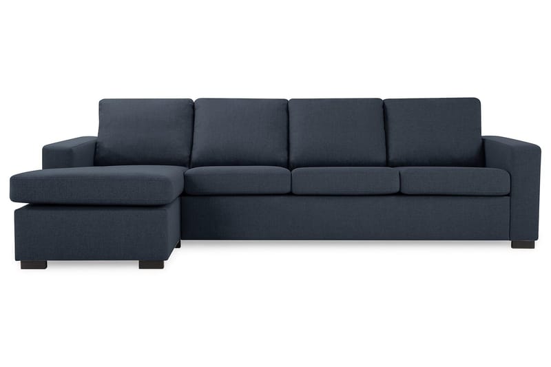 Crazy 4-sits Vändbar L-formad Divansoffa i Tyg - Blå - Möbler - Soffa - Divansoffa & schäslongsoffa - 4 sits soffa med divan