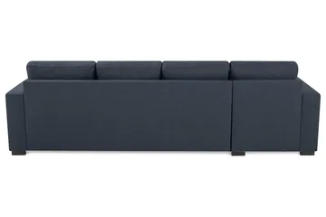 Crazy 4-sits Vändbar L-formad Divansoffa i Tyg - Blå - Möbler - Soffa - Divansoffa & schäslongsoffa - 4 sits soffa med divan