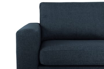 Crazy 4-sits Vändbar L-formad Divansoffa i Tyg - Blå - Möbler - Soffa - Divansoffa & schäslongsoffa - 4 sits soffa med divan