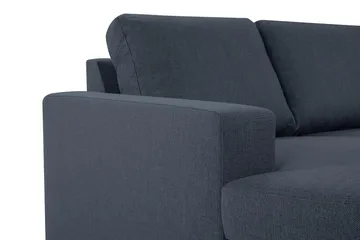 Crazy 4-sits Vändbar L-formad Divansoffa i Tyg - Blå - Möbler - Soffa - Divansoffa & schäslongsoffa - 4 sits soffa med divan