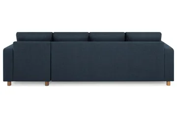 Crazy 4-sits Vändbar L-formad Divansoffa i Tyg - Blå - Möbler - Soffa - Divansoffa & schäslongsoffa - 4 sits soffa med divan