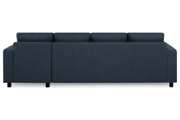 Crazy 4-sits Vändbar L-formad Divansoffa i Tyg - Blå - Möbler - Soffa - Divansoffa & schäslongsoffa - 4 sits soffa med divan