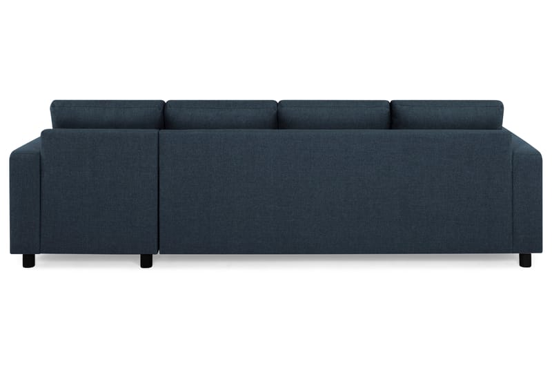Crazy 4-sits Vändbar L-formad Divansoffa i Tyg - Blå - Möbler - Soffa - Divansoffa & schäslongsoffa - 4 sits soffa med divan