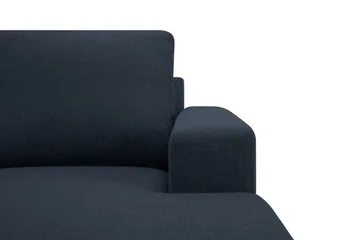 Crazy 4-sits Vändbar L-formad Divansoffa i Tyg - Blå - Möbler - Soffa - Divansoffa & schäslongsoffa - 4 sits soffa med divan