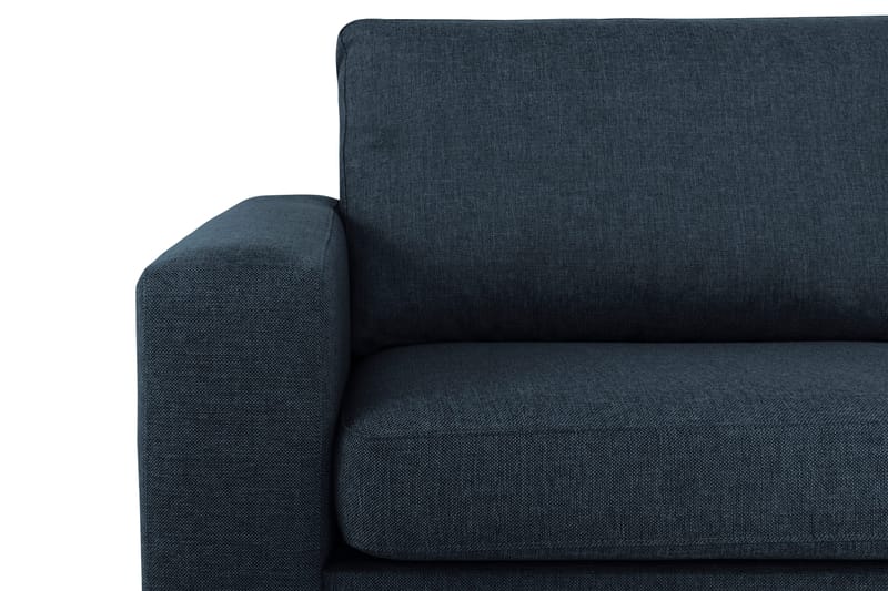 Crazy 4-sits Vändbar L-formad Divansoffa i Tyg - Blå - Möbler - Soffa - Divansoffa & schäslongsoffa - 4 sits soffa med divan