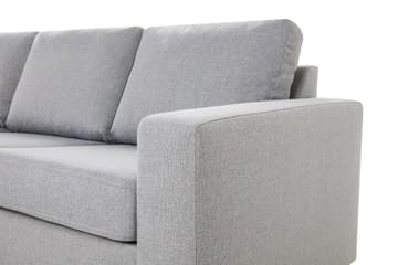 Crazy 4-sits Vändbar L-formad Divansoffa i Tyg - Grå - Möbler - Soffa - Divansoffa & schäslongsoffa - 4 sits soffa med divan
