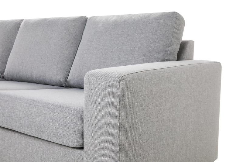 Crazy 4-sits Vändbar L-formad Divansoffa i Tyg - Grå - Möbler - Soffa - Divansoffa & schäslongsoffa - 4 sits soffa med divan