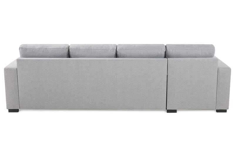 Crazy 4-sits Vändbar L-formad Divansoffa i Tyg - Grå - Möbler - Soffa - Divansoffa & schäslongsoffa - 4 sits soffa med divan