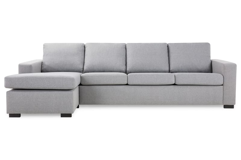 Crazy 4-sits Vändbar L-formad Divansoffa i Tyg - Grå - Möbler - Soffa - Divansoffa & schäslongsoffa - 4 sits soffa med divan