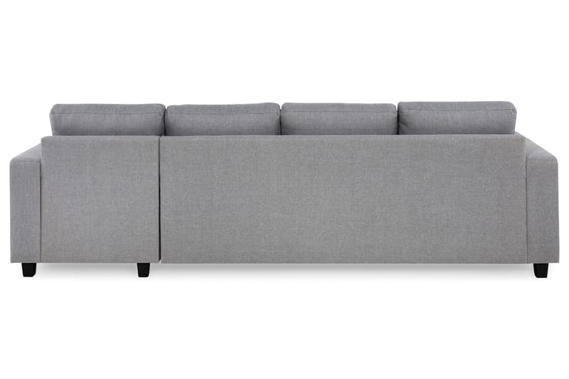 Crazy 4-sits Vändbar L-formad Divansoffa i Tyg - Grå - Möbler - Soffa - Divansoffa & schäslongsoffa - 4 sits soffa med divan