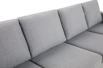 Crazy 4-sits Vändbar L-formad Divansoffa i Tyg - Grå - Möbler - Soffa - Divansoffa & schäslongsoffa - 4 sits soffa med divan