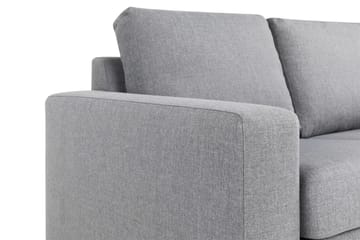 Crazy 4-sits Vändbar L-formad Divansoffa i Tyg - Grå - Möbler - Soffa - Divansoffa & schäslongsoffa - 4 sits soffa med divan