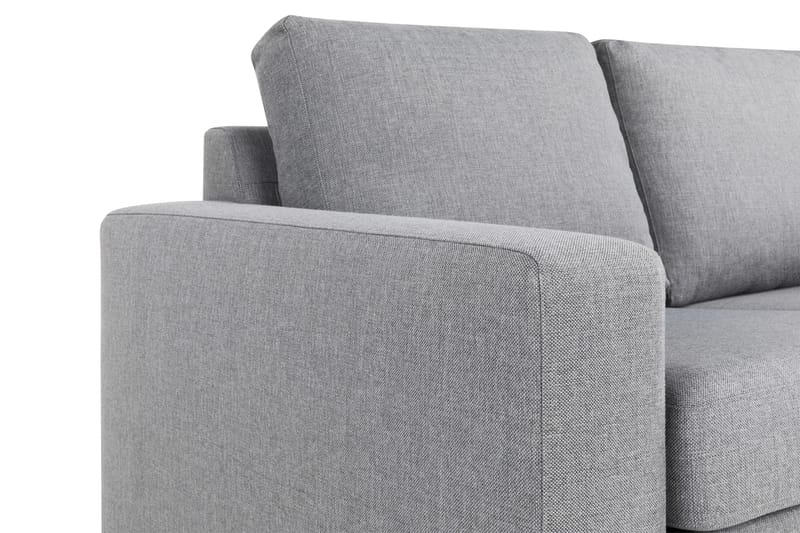Crazy 4-sits Vändbar L-formad Divansoffa i Tyg - Grå - Möbler - Soffa - Divansoffa & schäslongsoffa - 4 sits soffa med divan