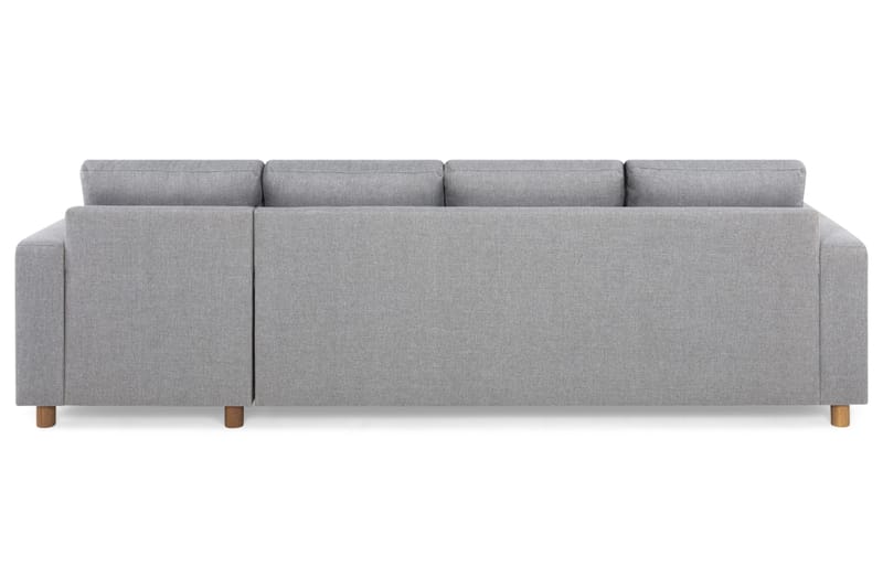Crazy 4-sits Vändbar L-formad Divansoffa i Tyg - Grå - Möbler - Soffa - Divansoffa & schäslongsoffa - 4 sits soffa med divan