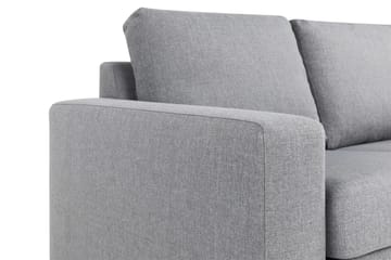 Crazy 4-sits Vändbar L-formad Divansoffa i Tyg - Grå - Möbler - Soffa - Divansoffa & schäslongsoffa - 4 sits soffa med divan