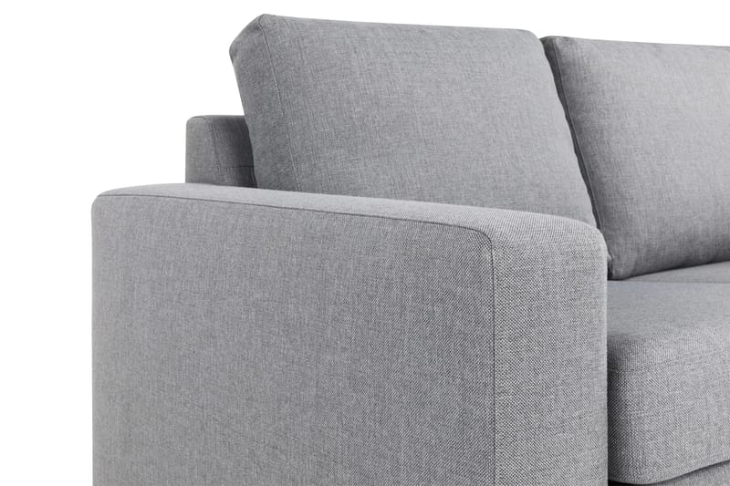Crazy 4-sits Vändbar L-formad Divansoffa i Tyg - Grå - Möbler - Soffa - Divansoffa & schäslongsoffa - 4 sits soffa med divan
