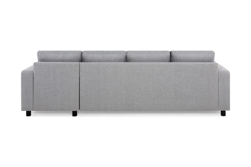 Crazy 4-sits Vändbar L-formad Divansoffa i Tyg - Grå - Möbler - Soffa - Divansoffa & schäslongsoffa - 4 sits soffa med divan