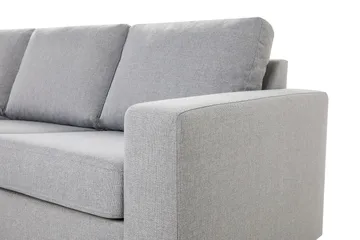 Crazy 4-sits Vändbar L-formad Divansoffa i Tyg - Grå - Möbler - Soffa - Divansoffa & schäslongsoffa - 4 sits soffa med divan