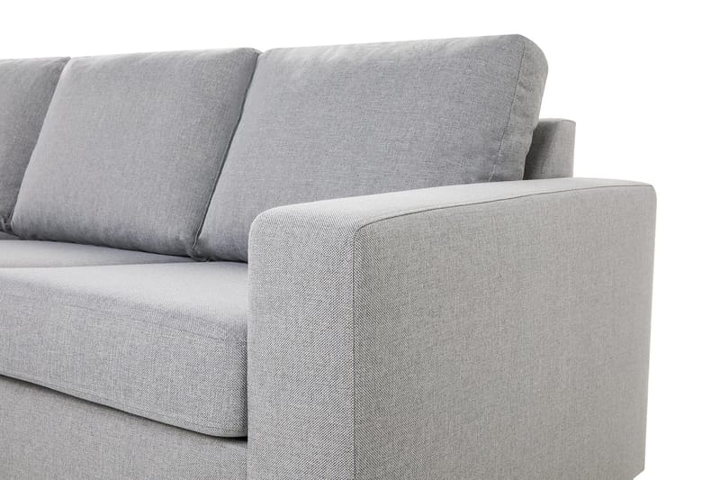 Crazy 4-sits Vändbar L-formad Divansoffa i Tyg - Grå - Möbler - Soffa - Divansoffa & schäslongsoffa - 4 sits soffa med divan