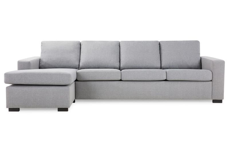 Crazy 4-sits Vändbar L-formad Divansoffa i Tyg - Grå - Möbler - Soffa - Divansoffa & schäslongsoffa - 4 sits soffa med divan
