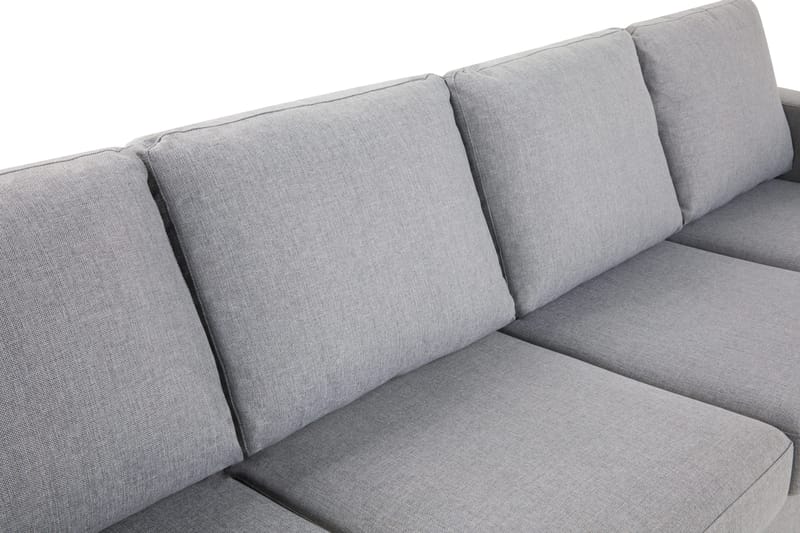 Crazy 4-sits Vändbar L-formad Divansoffa i Tyg - Grå - Möbler - Soffa - Divansoffa & schäslongsoffa - 4 sits soffa med divan