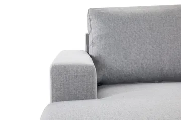 Crazy 4-sits Vändbar L-formad Divansoffa i Tyg - Grå - Möbler - Soffa - Divansoffa & schäslongsoffa - 4 sits soffa med divan