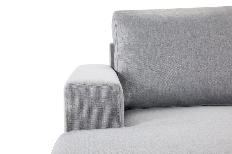 Crazy 4-sits Vändbar L-formad Divansoffa i Tyg - Grå - Möbler - Soffa - Divansoffa & schäslongsoffa - 4 sits soffa med divan