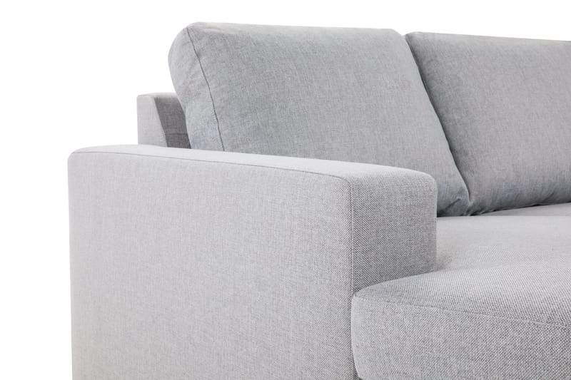 Crazy 4-sits Vändbar L-formad Divansoffa i Tyg - Grå - Möbler - Soffa - Divansoffa & schäslongsoffa - 4 sits soffa med divan