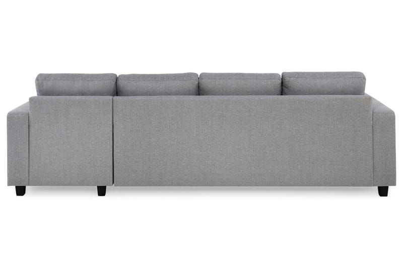 Crazy 4-sits Vändbar L-formad Divansoffa i Tyg - Grå - Möbler - Soffa - Divansoffa & schäslongsoffa - 4 sits soffa med divan