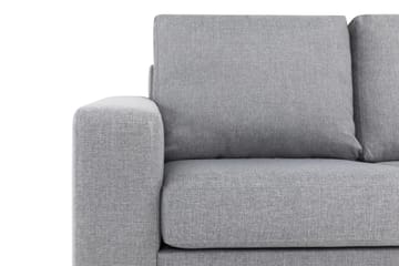 Crazy 4-sits Vändbar L-formad Divansoffa i Tyg - Grå - Möbler - Soffa - Divansoffa & schäslongsoffa - 4 sits soffa med divan