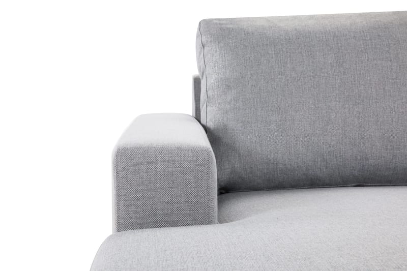 Crazy 4-sits Vändbar L-formad Divansoffa i Tyg - Grå - Möbler - Soffa - Divansoffa & schäslongsoffa - 4 sits soffa med divan