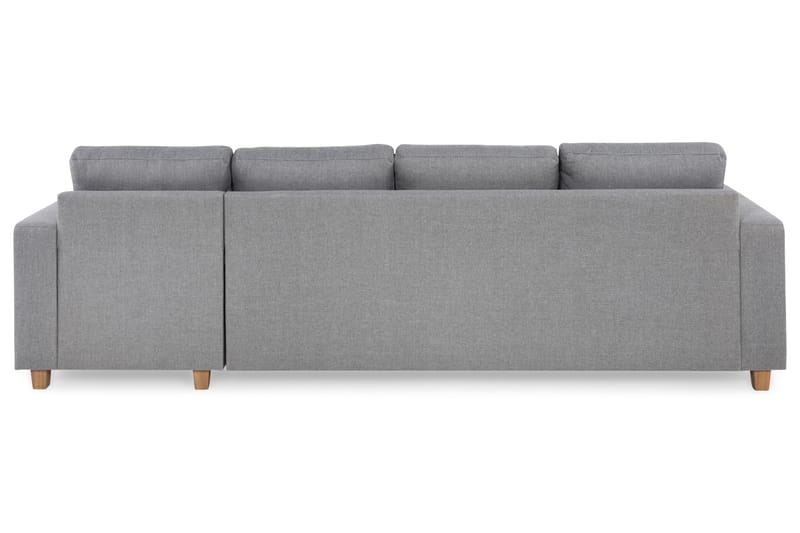 Crazy 4-sits Vändbar L-formad Divansoffa i Tyg - Grå - Möbler - Soffa - Divansoffa & schäslongsoffa - 4 sits soffa med divan