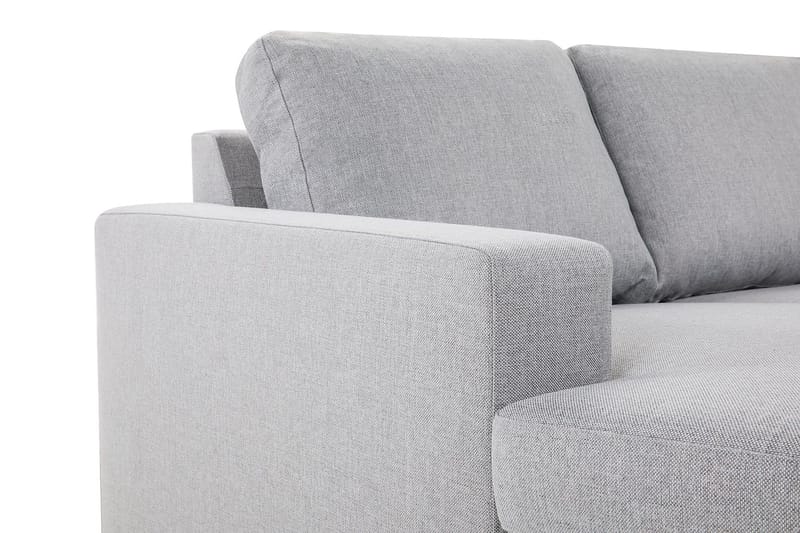Crazy 4-sits Vändbar L-formad Divansoffa i Tyg - Grå - Möbler - Soffa - Divansoffa & schäslongsoffa - 4 sits soffa med divan