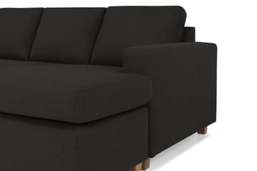 Crazy 4-sits Vänstervänd U-formad Large Soffa med Divan och Schäslong i Tyg - Antracit - Möbler - Soffa - Divansoffa & schäslongsoffa - 4 sits soffa med divan