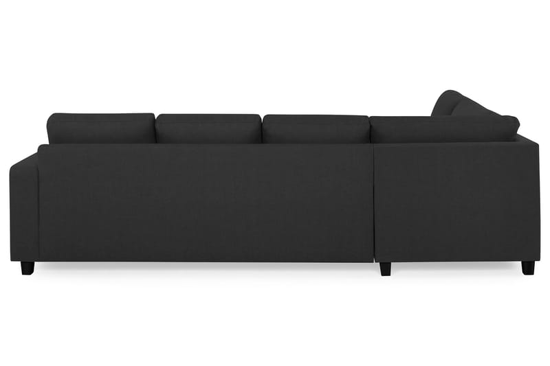 Crazy 4-sits Vänstervänd U-formad Large Soffa med Divan och Schäslong i Tyg - Antracit - Möbler - Soffa - Divansoffa & schäslongsoffa - 4 sits soffa med divan