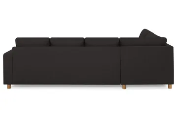 Crazy 4-sits Vänstervänd U-formad Large Soffa med Divan och Schäslong i Tyg - Antracit - Möbler - Soffa - Divansoffa & schäslongsoffa - 4 sits soffa med divan
